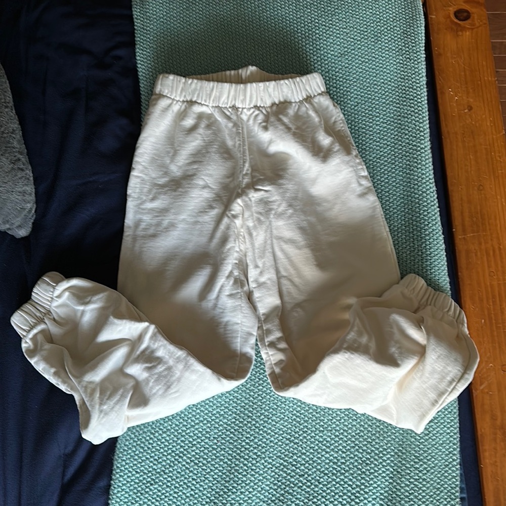 Brandy Melville, Very gently worn cream sweatpants. One size but fits xs-m